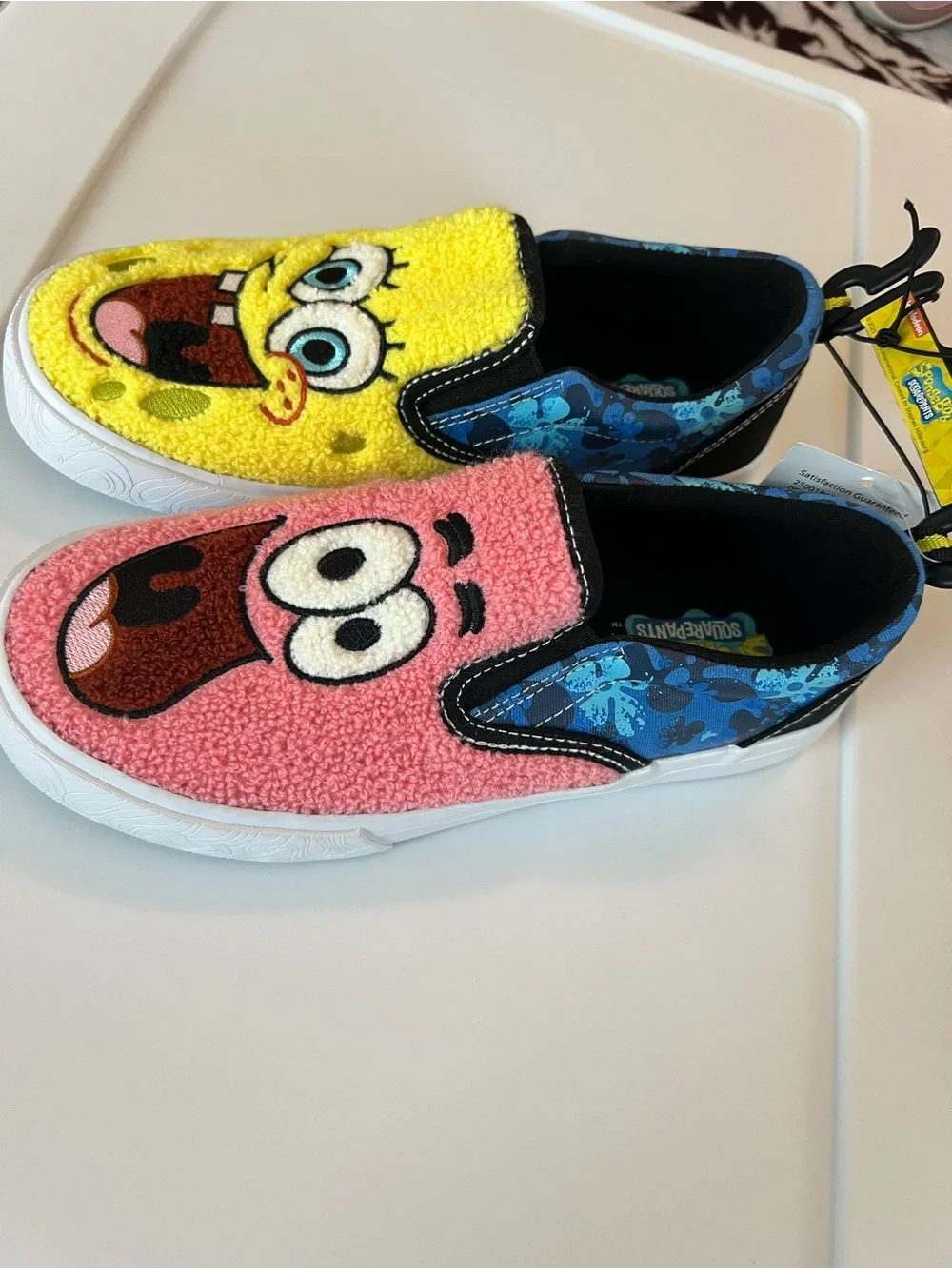Nickelodeon SpongeBob & Patrick Slip-On Sneakers - Yellow & Pink
